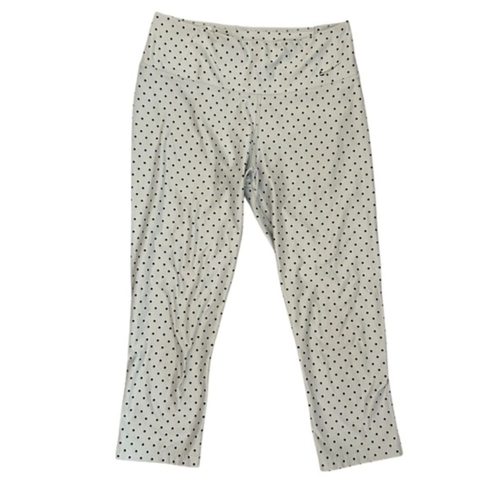 Nike Dri-Fit gray and black polka dot leggings, size Small